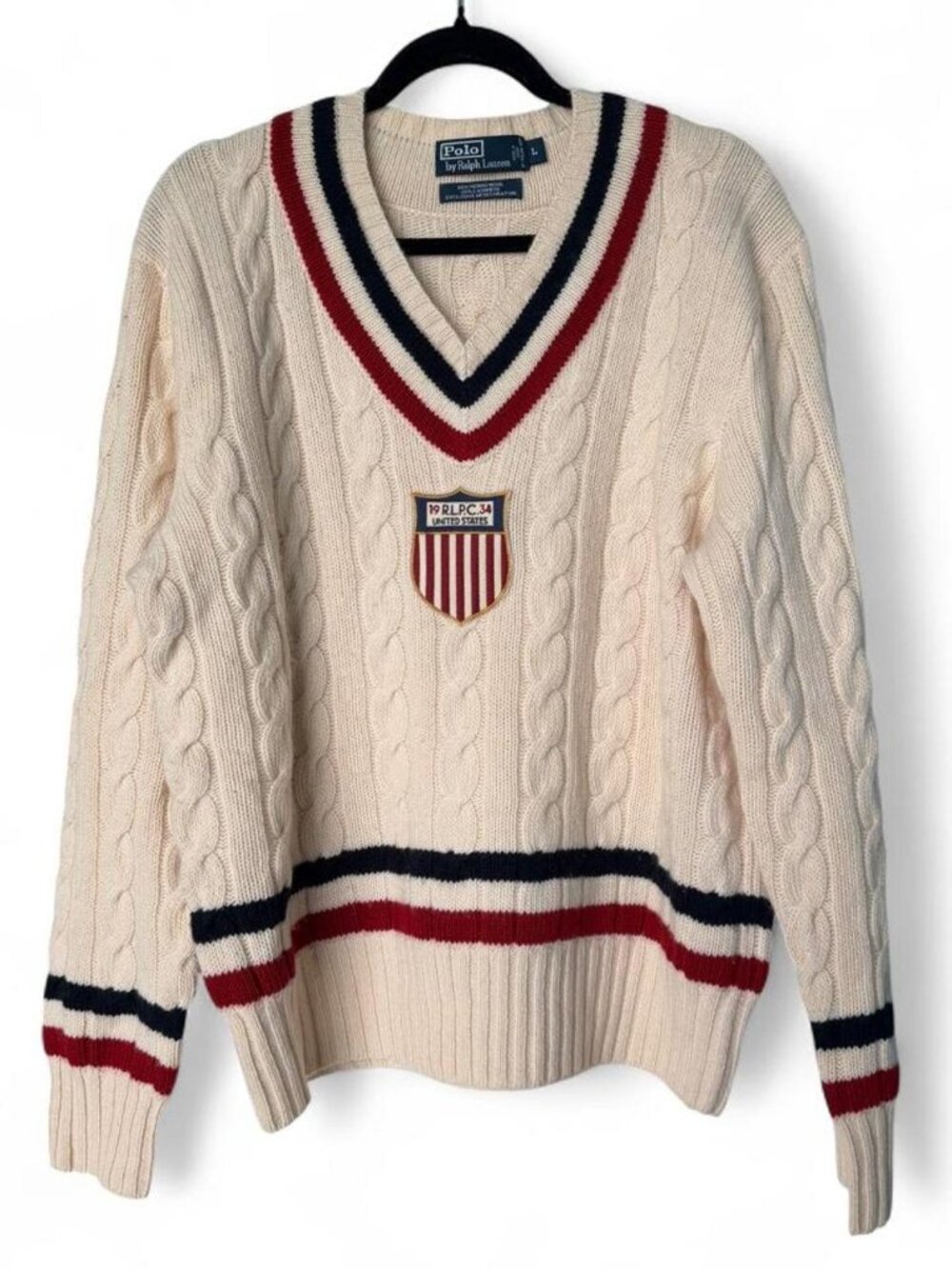 Vintage Ralph Lauren Team USA Wool Sweater